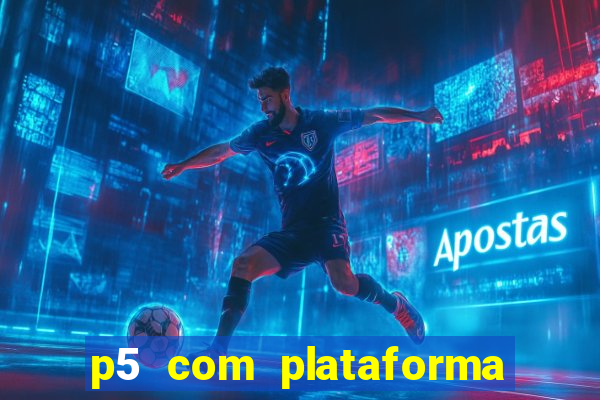 p5 com plataforma de jogos